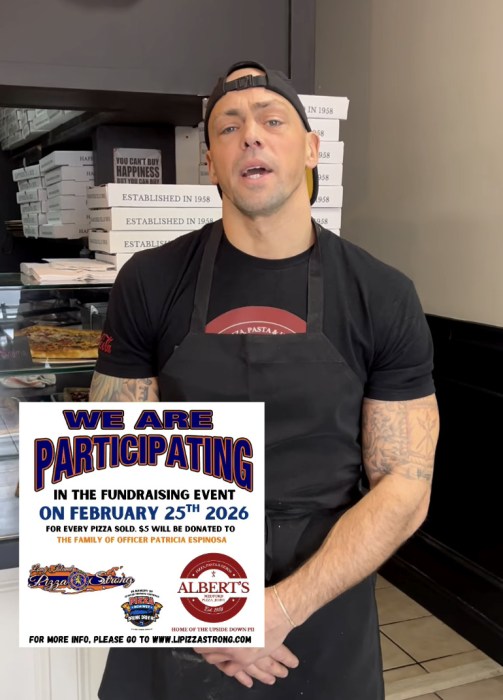 Albert's Pizza in Medford is participating in the fundraiser.