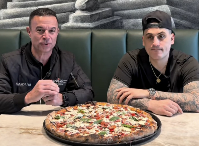 Anthony Laurino, Li Pizza Strong co-founder owner of Phil's Pizza in Syosset, will participate in the fundraiser with Rob Cervoni, owner of Taglio's Pizza.