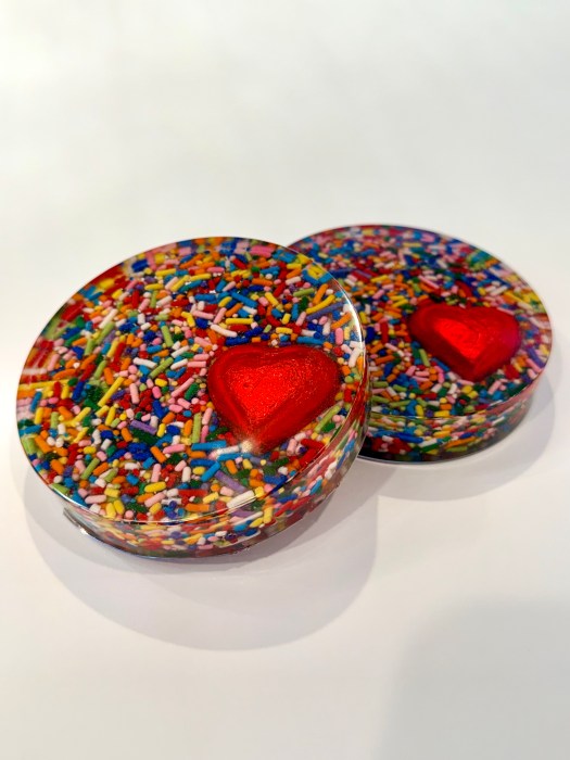 Sprinkle the Love Coaster by Lori Kingsley. 
