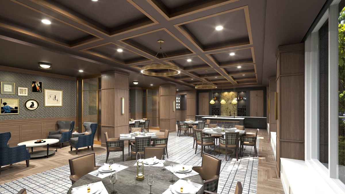 The Sinclair at Port Washington is set to get a $50M revamp. Rendering courtesy of Chelsea Senior Living