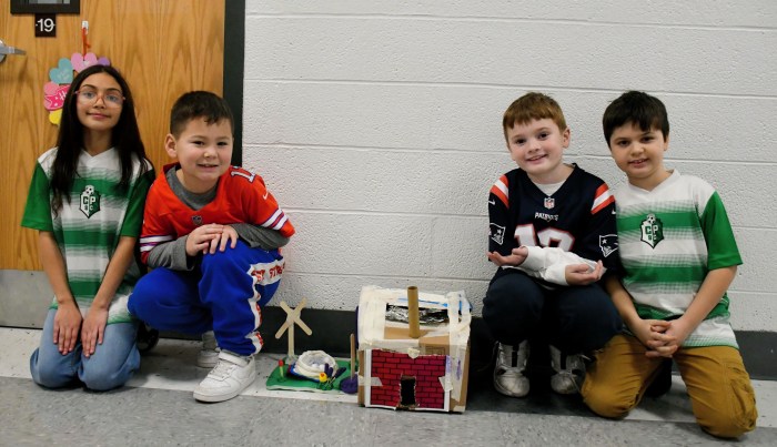 Cherry Lane School second grade students created urban, suburban and rural community designs through project-based learning.