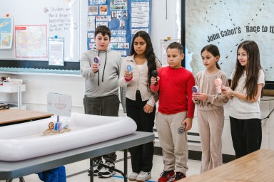 James H. Vernon Elementary School students chose how best to showcase their research about an explorer.