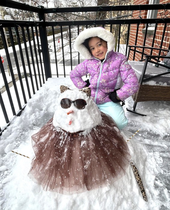 Great Neck Park District Most Creative snowman competition winner