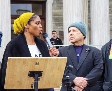 Kiana Bierra-Anderson (L.), a progressive candidate for the 4th Congressional District, is challenging the incumbent Democrat Rep. Laura Gillen.