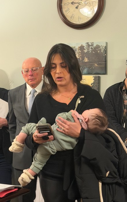 A Baxter Estates resident shared her concerns with the board about the safety of the village children with the proposed headquarters.