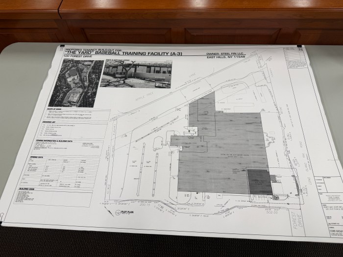 The Yard site plans. 