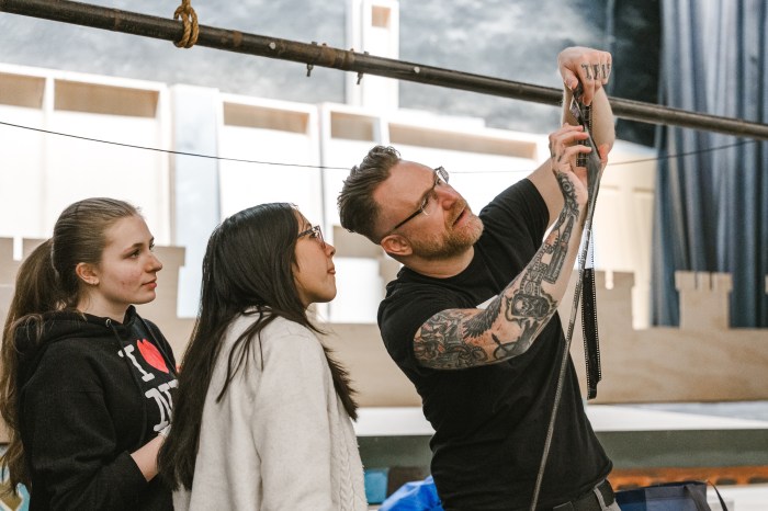 Adorama educators Daniel Norton and Seth Miranda guided students through each step of the process, then reviewed the developed negatives with them.