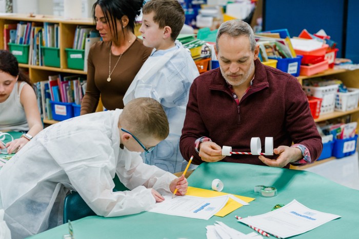 One teacher said that the night gives parents insight into what and how their children are learning.