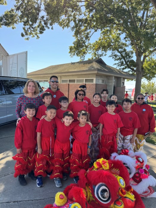 North Hempstead Town Supervisor Jennifer DeSena at the 2025 Ohana Paddling Association’s Dragon Boat & Lantern Festival.
