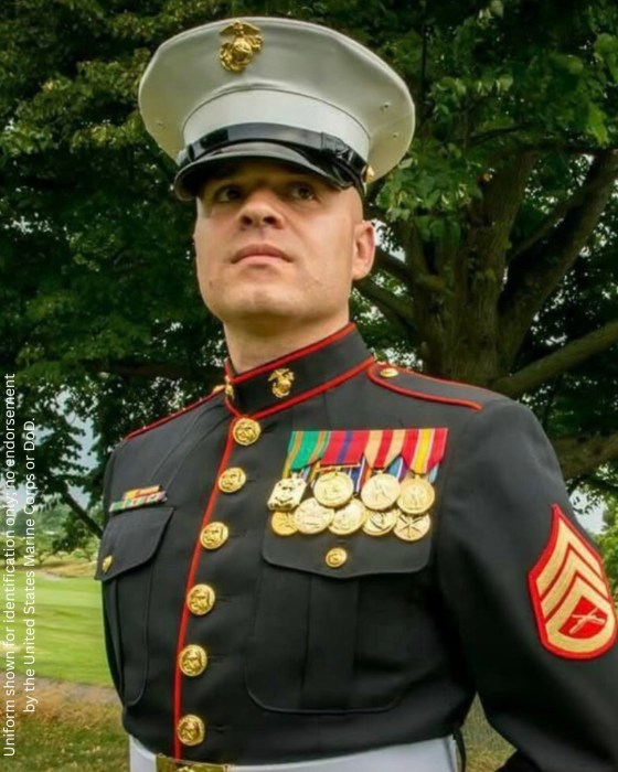 Scianablo is a Marine combat veteran, with two peacetime deployments, and a tour in Iraq in the early 2000s.