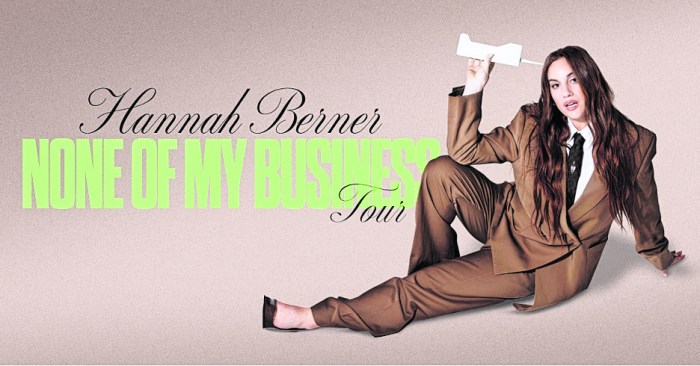 Things to do on Long Island this weekend include a comedy show by Hannah Berner.