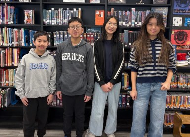 Four students from Herricks Middle School have been recognized with 2026 Regional Scholastic Writing Awards.