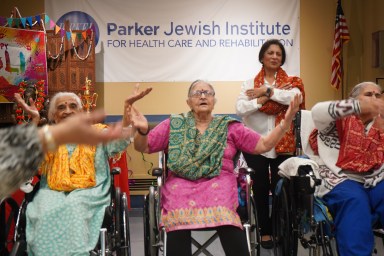 The Parker Jewish Institute hosted its annual Holi celebration