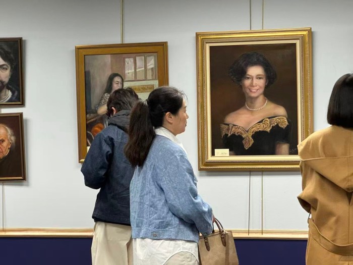 The artists’ work in “Between Us” explores relationships across generations, cultures, and in particular, the dynamic between parents and children.