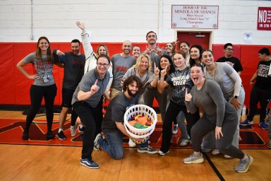 Students and faculty participated in the annual Battle of the Classes.