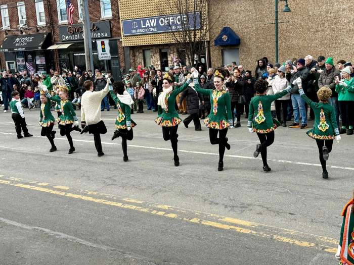 Irish dancing at the Mineola parade.
