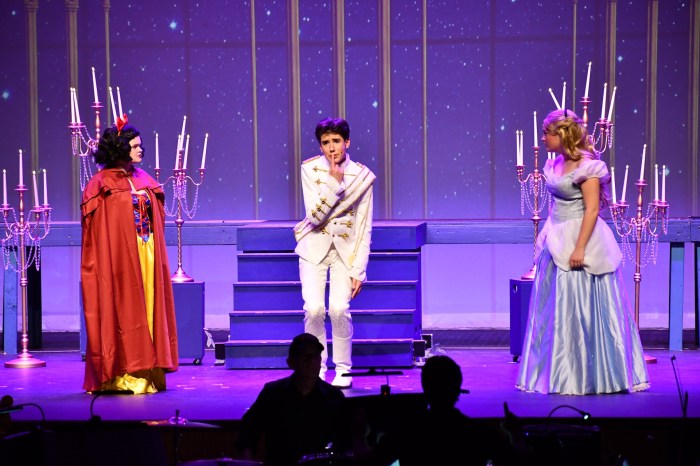 Students from the high school's drama club performed "Once Upon a One More Time."