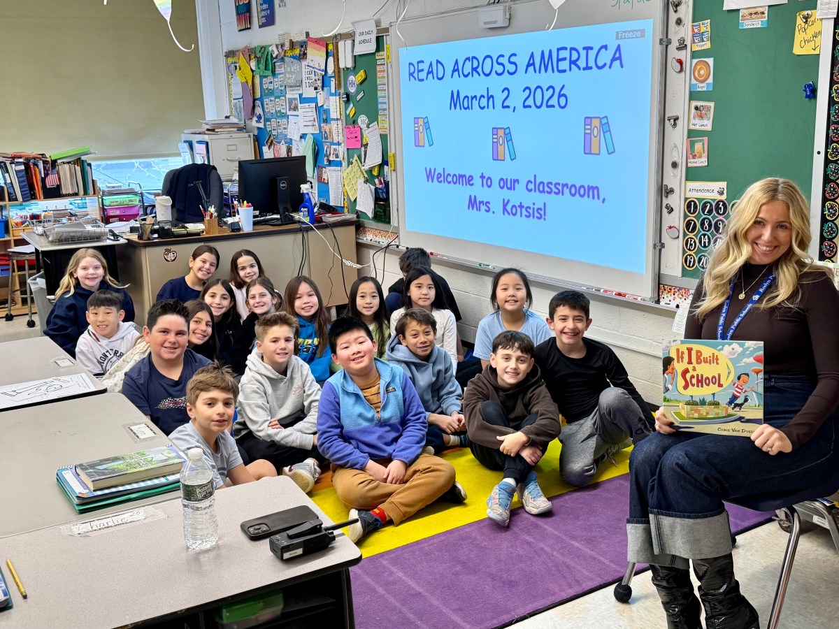 National Read Across America Day at Harbor Hill Elementary School.