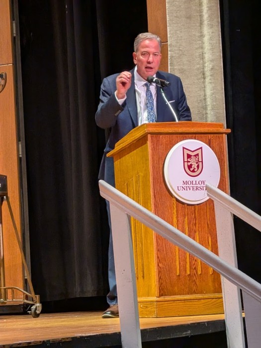 Bernie Furshpan, Vice President of the board of directors for the Holocaust Memorial & Tolerance Center, helped organize the Violins of Hope Educational concert.