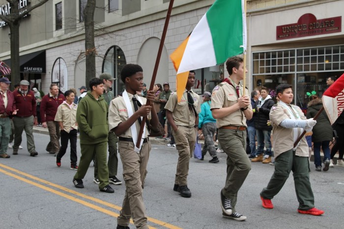 After the parade, the celebration continued with an after-party at St. Patrick’s Parish Hall, where attendees enjoyed Irish music, food, and a festive community atmosphere.