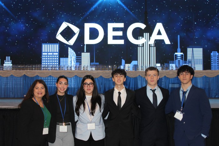 Carle Place High School students competed at the DECA New York State Career Conference.