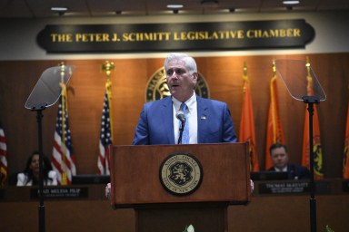 County Executive Bruce Blakeman gave his State of the County address, and said that Nassau is the safest and most desirable county in the U.S.