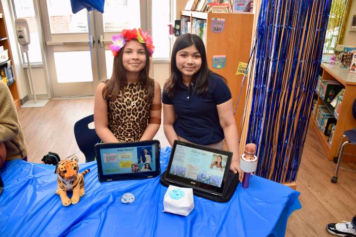 Garden City Park School’s fifth grade classes hosted the annual Biography Wax Museum.