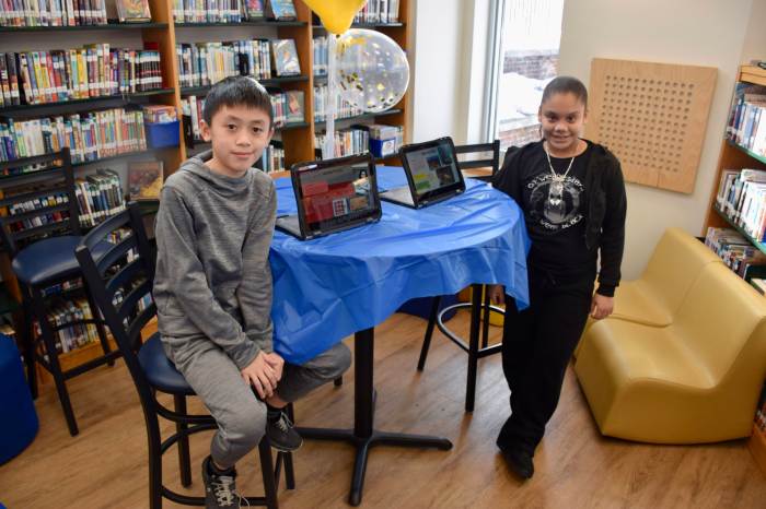 Students learned about important people from history.