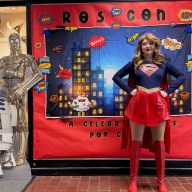 The first ever RosCon held at The Bryant Library featured a variety of games and activities, including a photo op with Supergirl.