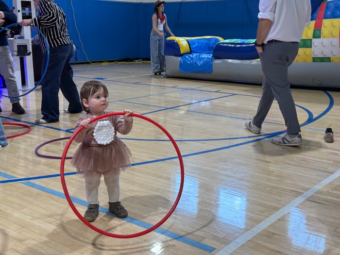 The JCC was filled with kids activities.