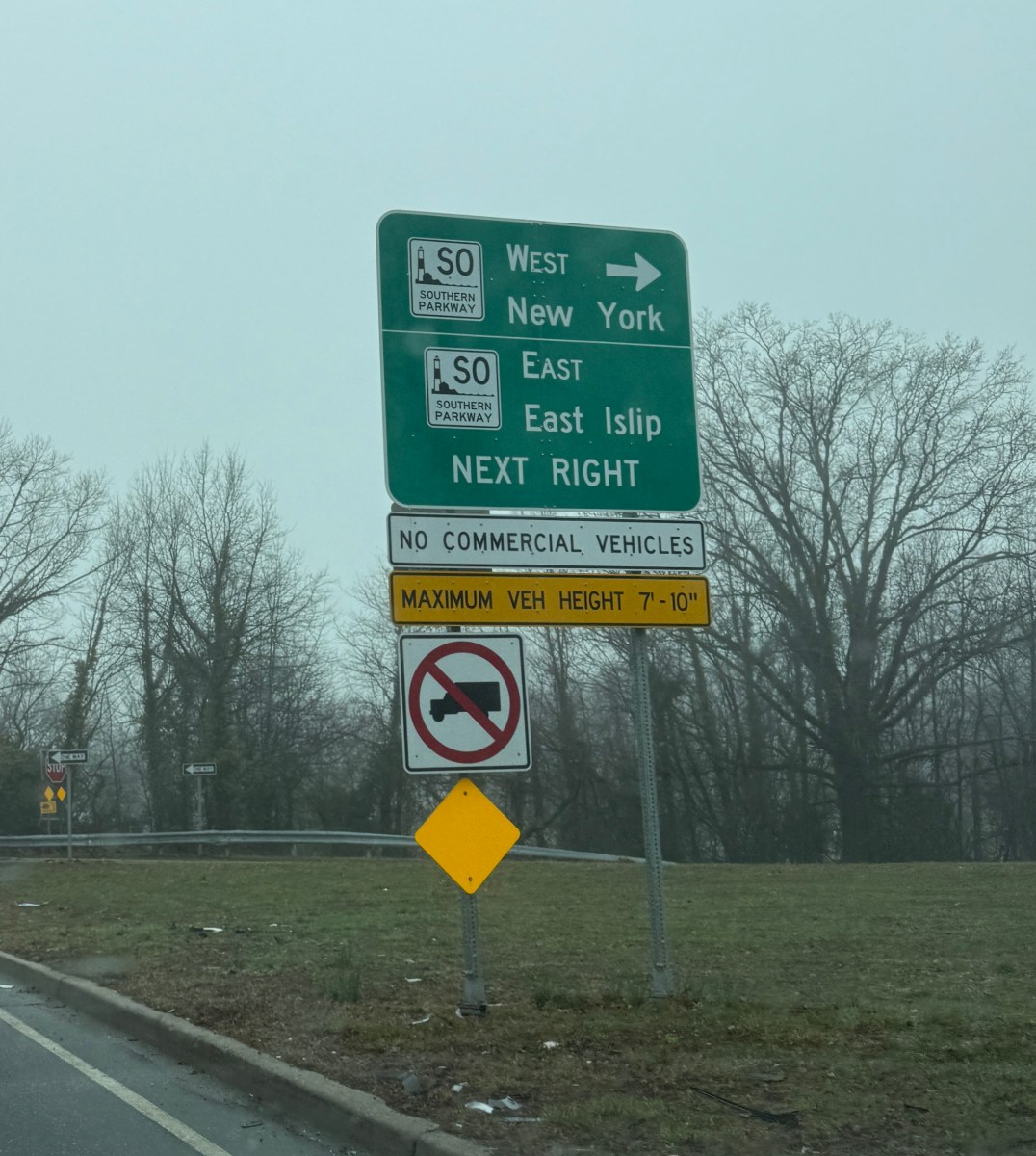 A six-car accident on the Southern State Parkway left two people dead and several injured.