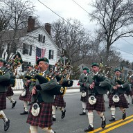 Bagpipers at the Wantagh St. Patrick's Day Parade on Sunday, March 15.