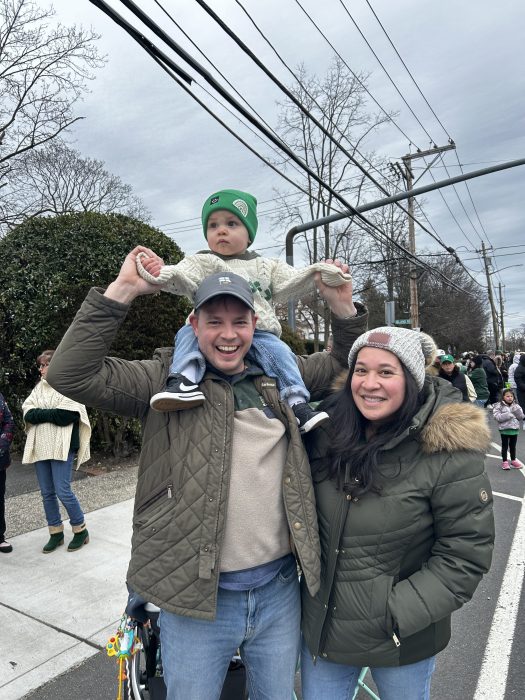 Parade-goers at the Wantagh St. Patrick's Day Parade on Sunday, March 15.