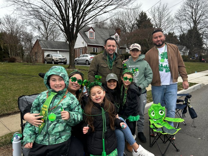 Parade-goers at the Wantagh St. Patrick's Day Parade on Sunday, March 15.