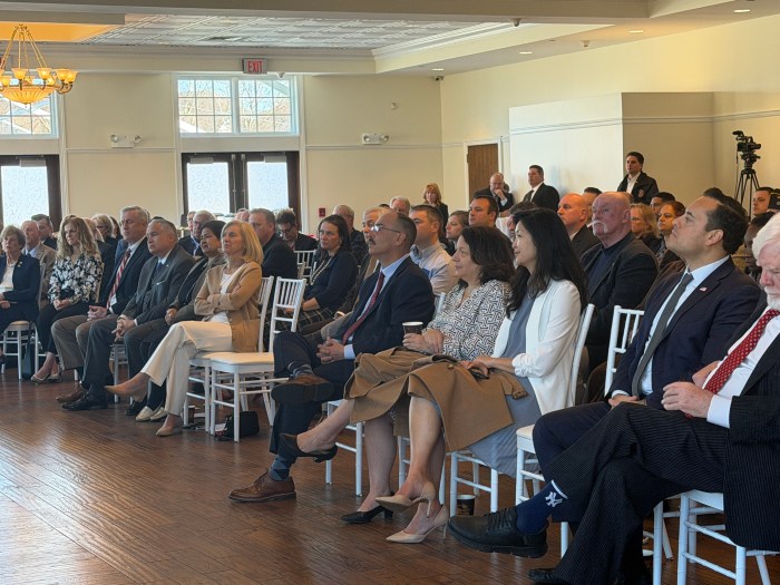 Council Members and local officials attended the State of the Town address. 