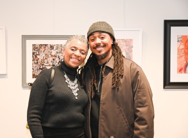 Image 1 (Cover Pic) Featured Artist Imani Monroe with her son Olajawon Monroe (Photo by Ed Shin)