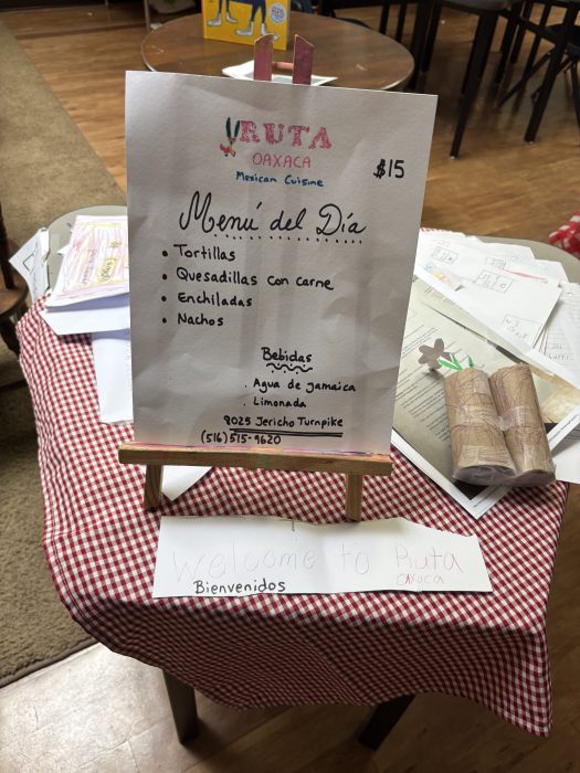 The students role-played greeting servers, ordering food, and engaging in everyday conversations in Spanish. 