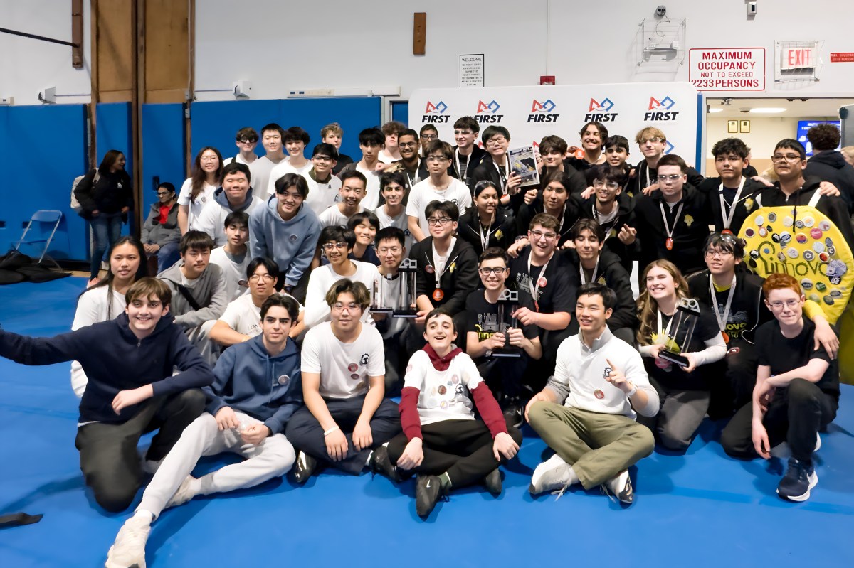 Great Neck North High School’s robotics team wins the Long Island regional championship for the first time