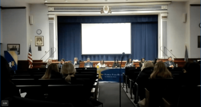 The school board reviewed a second draft of the 2026-2027 budget at its recent meeting.