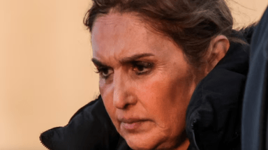 Dr. Roya Jafari-Hassad walks from the federal courthouse in Central Islip after her arraignment, Wednesday, Dec. 14, 2022.