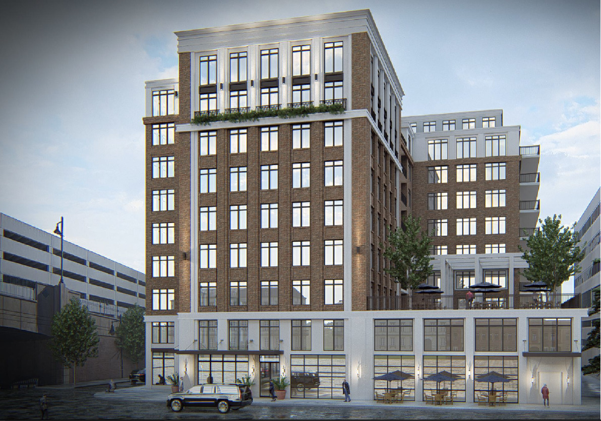 "The Bridge" is a condo development proposed to have 101 units in Mineola.