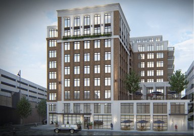 "The Bridge" is a condo development proposed to have 101 units in Mineola.