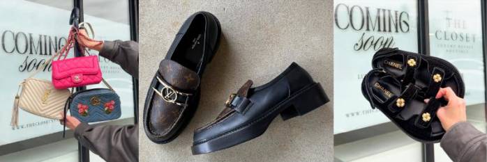 They’ve got the goods: The Closet NY, opening in Syosset this spring, specializes in high end design pieces.