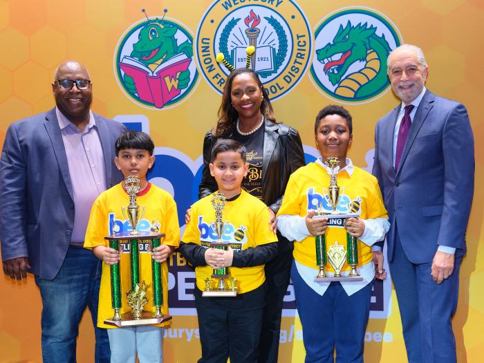 District leaders awarded the winners from the Bumble Bee division, which included fourth through eight graders.