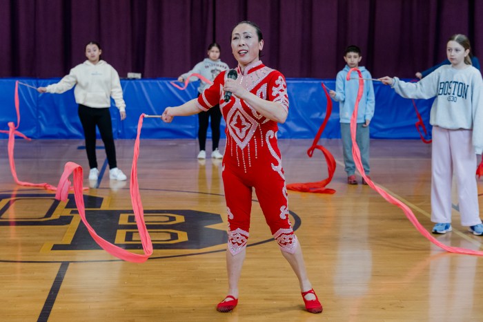 Elementary students participated in the performance.