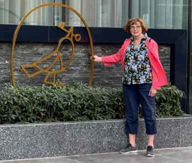 Donna Caltabiano of Floral Park recently arrived home after a week stuck in Dubai due to the Iran conflict.