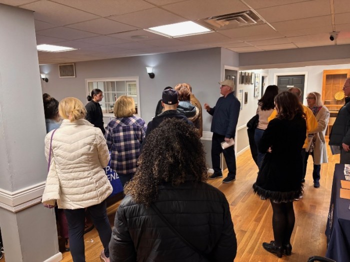 The Propel NY Energy Team at the Rockville Centre American Legion.