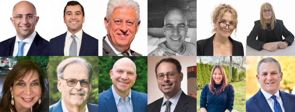 Top (L. to R.) Kambiz Akhavan, Joshua Rabanipour, Kousha Askari, Robert Kraus, Sigalit Sanilevich, Martine Alter; Bottom (L. to R.) Vivian Kollenscher, Jay Chagrin, Aaron Halpern, Jeffrey Greener, Linda Cheung, Andrew Bloom