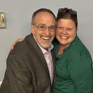 Trustees Michael Longobardi (L.) and Jennifer Stewart (R.) won reelection unopposed in Floral Park.