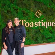 Husband and wife co-owners Chris and Andrea Pedersen opened the first Toastique location on Long Island in February.